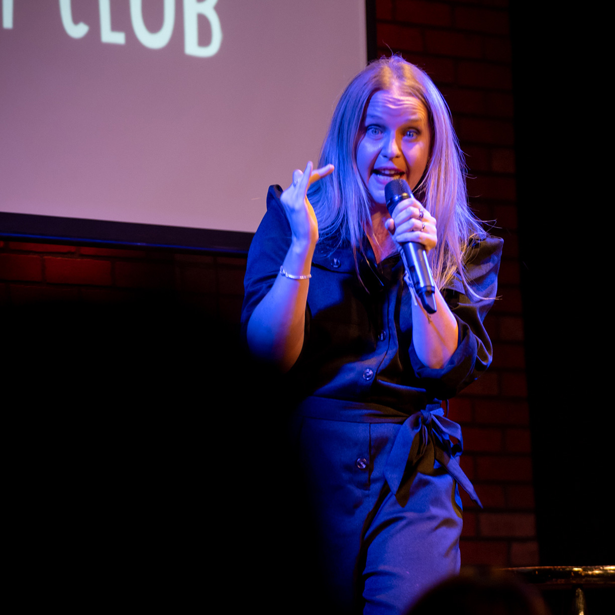 Photo of comedian Florencia Rizzo