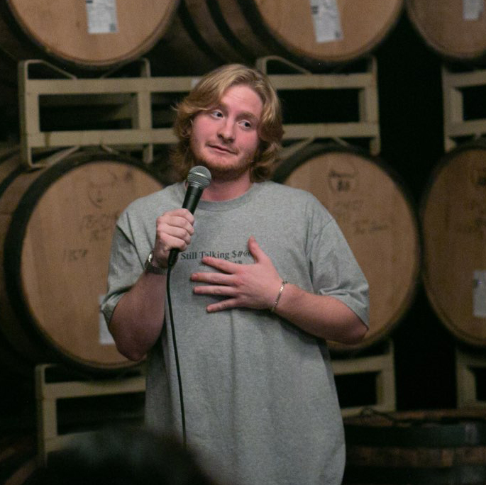Photo of stand up comedian Zach Gish