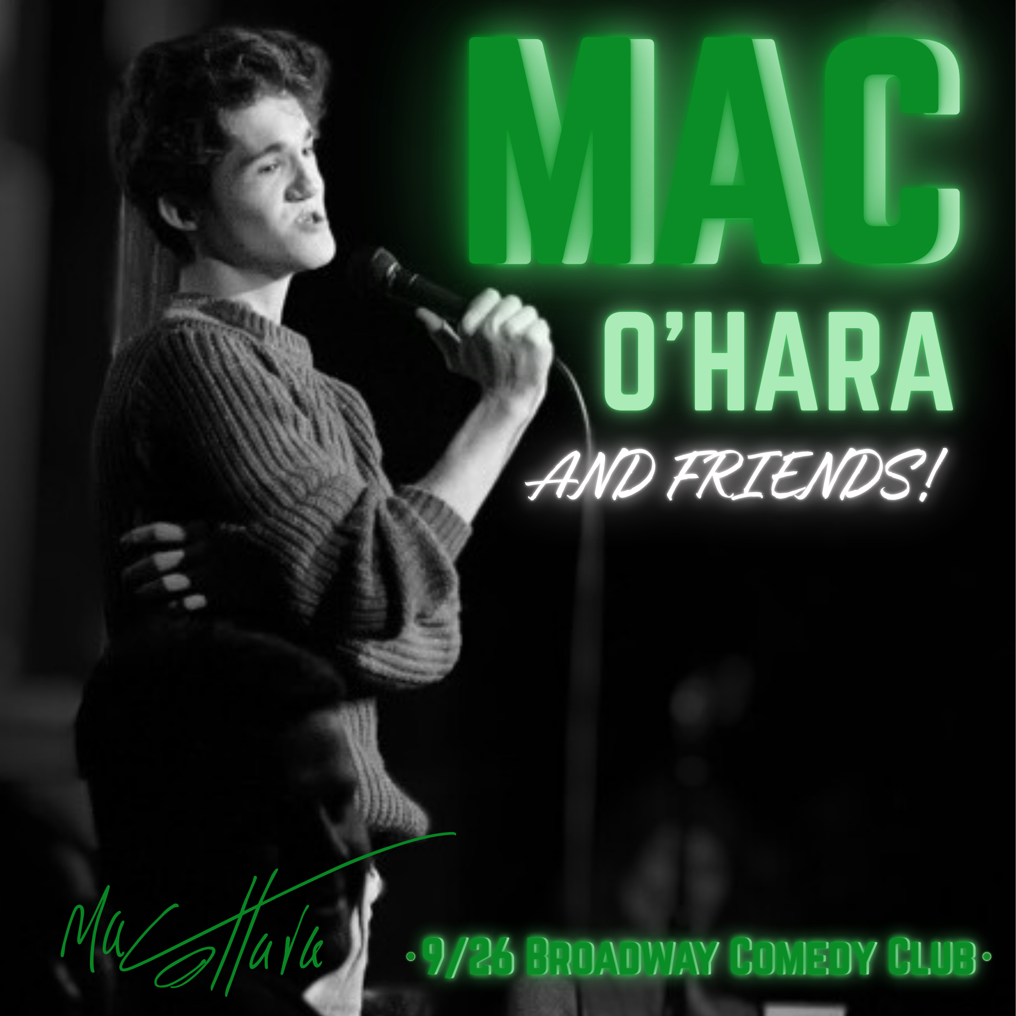 Mac O'Hara 927 Mac and friends show bwcc website poster (1)
