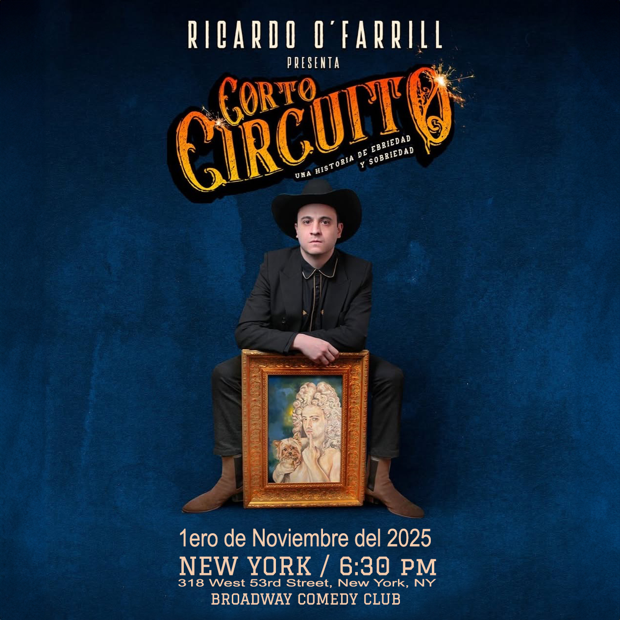 corto circuito Ricardo Ofarril November 1st 2025 en el Broadway Comedy Club