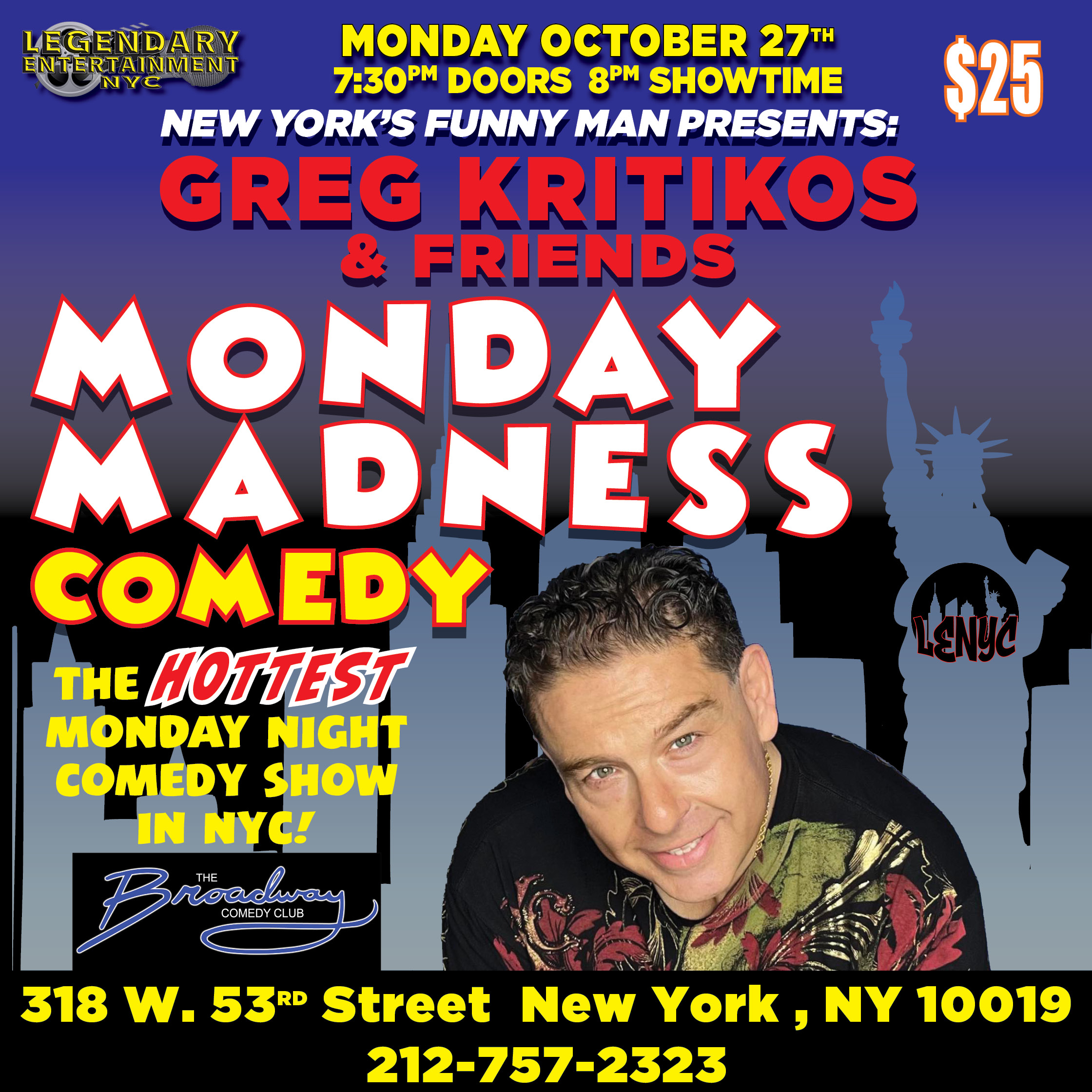 Greg Kritikos & Friends Oct 27th, 2025