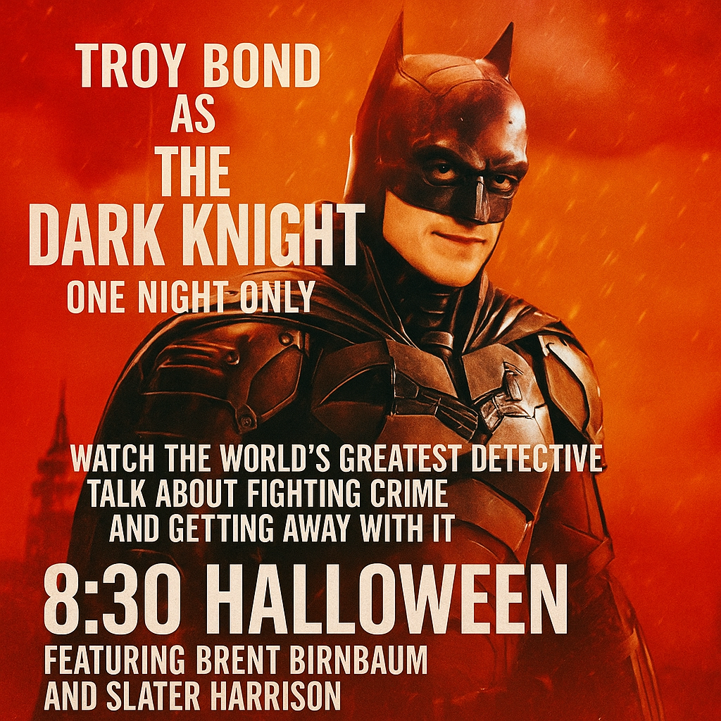 Photo of Troy Bond-live Podcast Show.