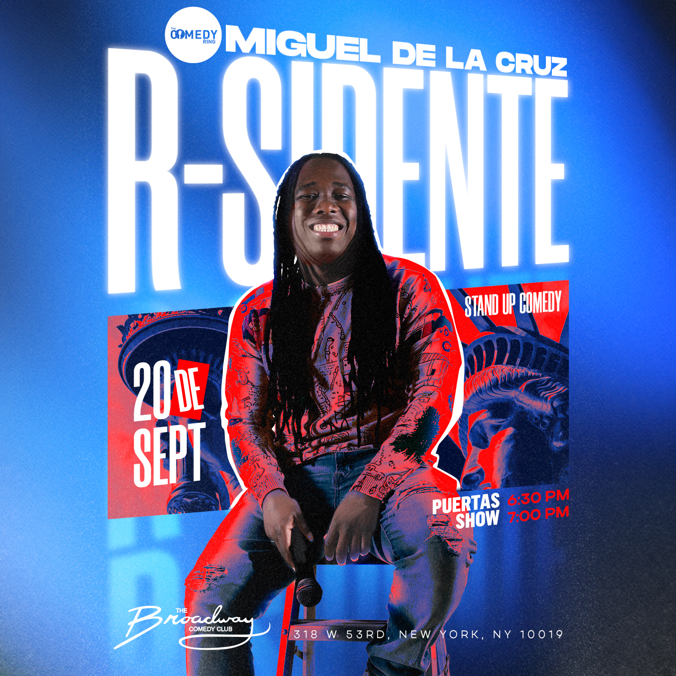 R-SIDENTE – Miguel de la Cruz en Nueva York