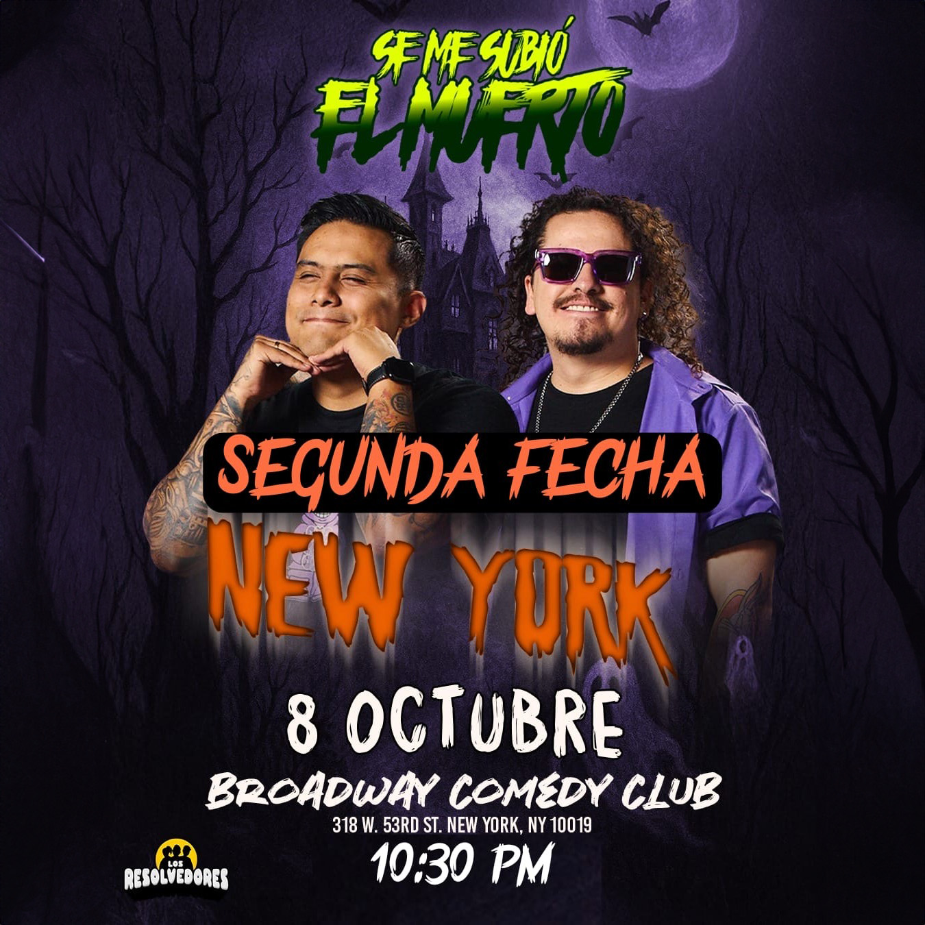 SEGUNDA FUNCION SE ME SUBIO EL MUERTO 8 de octubre 2025 10:30