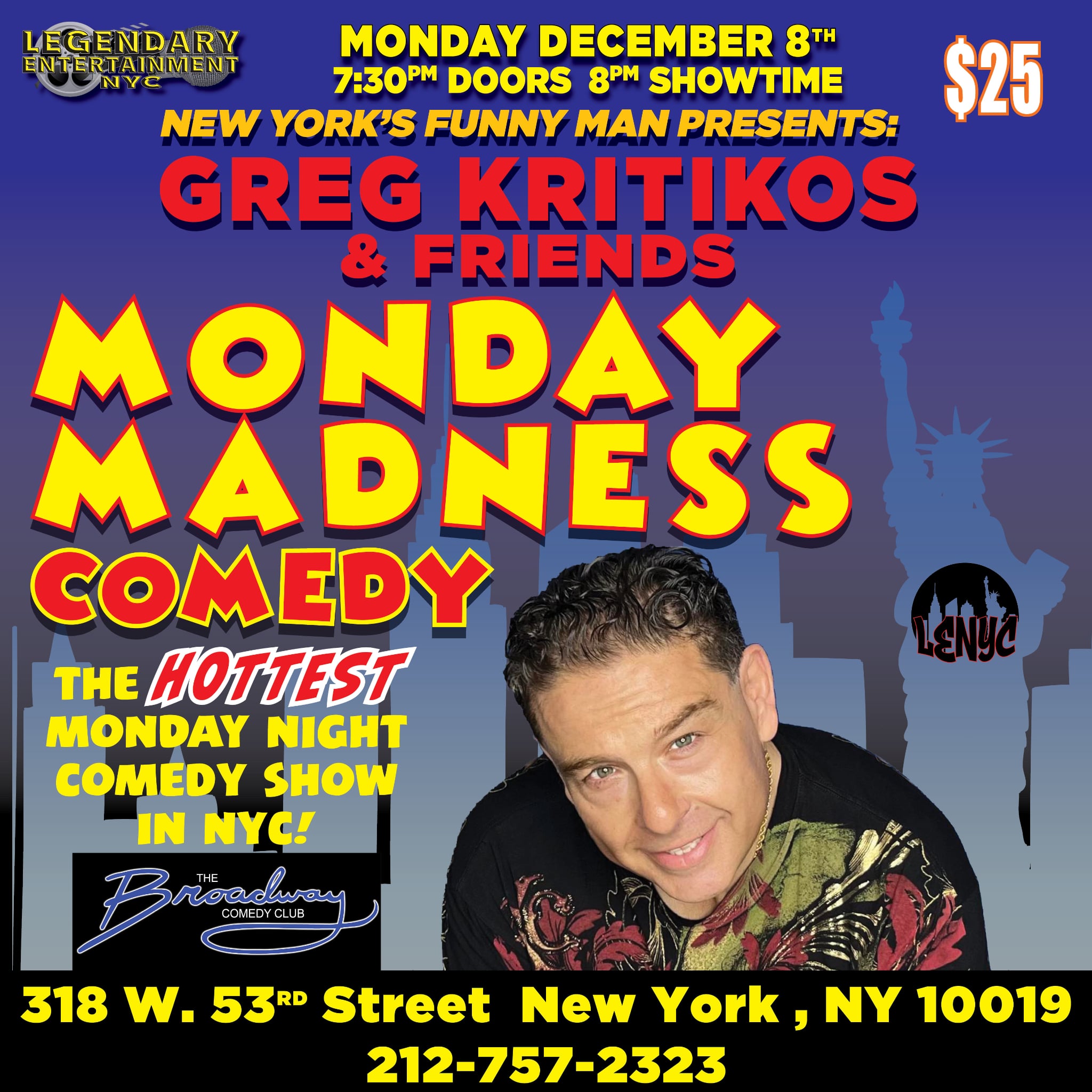 Greg Kritikos monday madness Dec 18, 2025